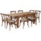 Flash Furniture Rectangle Antique Farm Table, Wood Top, Wood Grain XA-FARM-10-GG - alternate 2